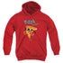 UNCLE GRANDPA/PIZZA STEVE - YOUTH PULLOVER HOODIE - RED