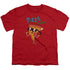 UNCLE GRANDPA/PIZZA STEVE - S/S YOUTH 18/1 - RED