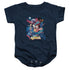 STEVEN UNIVERSE/GROUP SHOT - INFANT SNAPSUIT - NAVY
