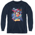 STEVEN UNIVERSE/GROUP SHOT - YOUTH LONG SLEEVE TEE - NAVY