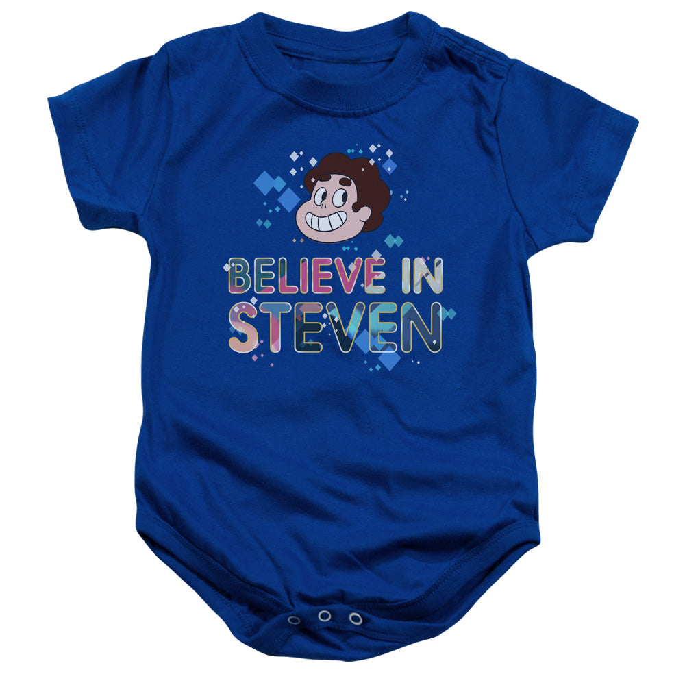 STEVEN UNIVERSE/BELIEVE - INFANT SNAPSUIT - ROYAL BLUE
