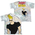 JOHNNY BRAVO/HANGING OUT (FRONT/BACK PRINT) - S/S YOUTH POLY CREW - MULTI