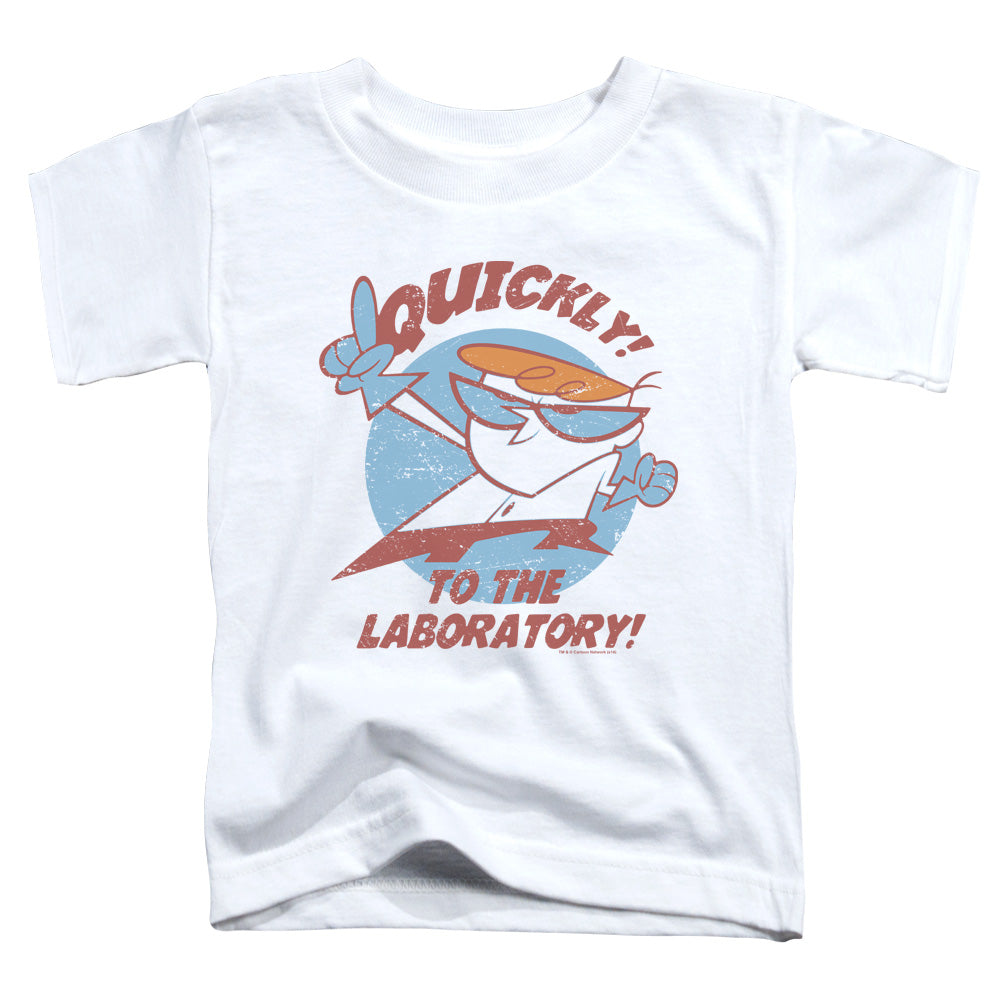 DEXTERS LABORATORY/QUICKLY - S/S TODDLER TEE - WHITE