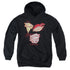 ED EDD EDDY/THREE HEADS - YOUTH PULLOVER HOODIE - BLACK
