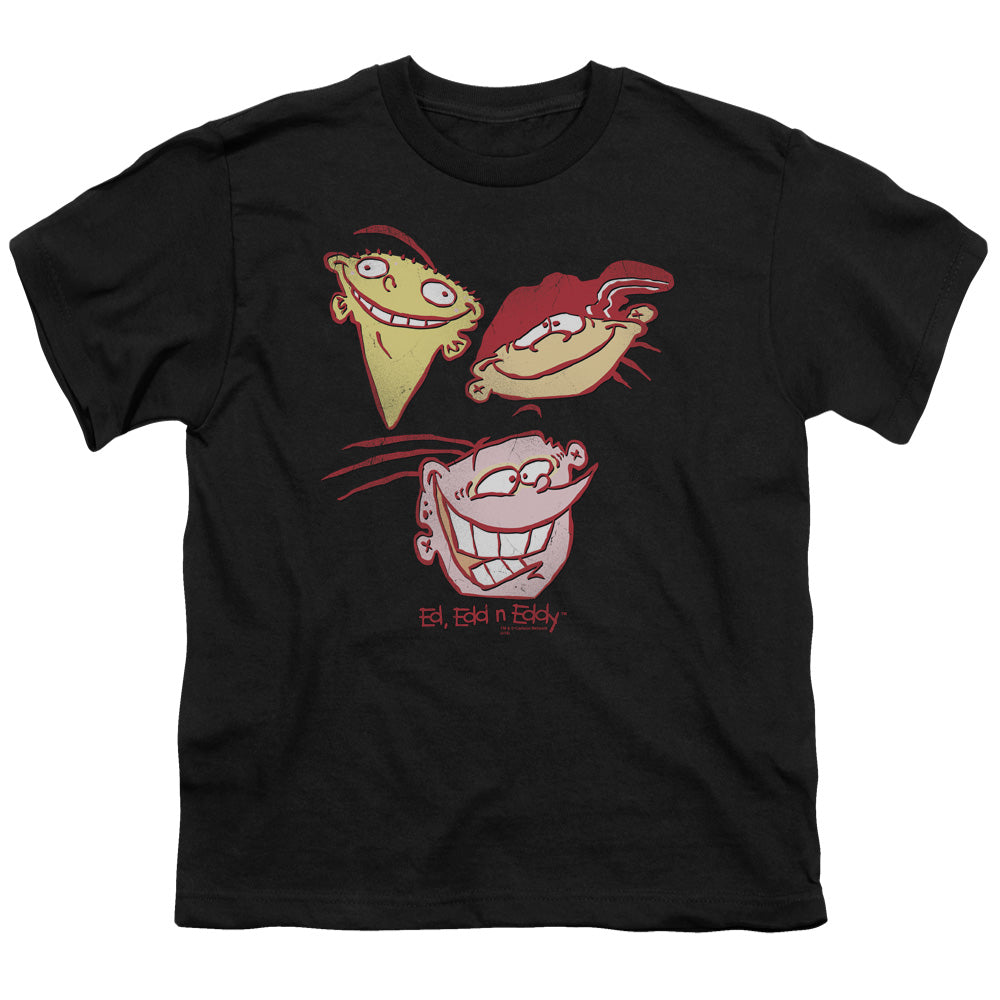 ED EDD EDDY/THREE HEADS - S/S YOUTH 18/1 - BLACK