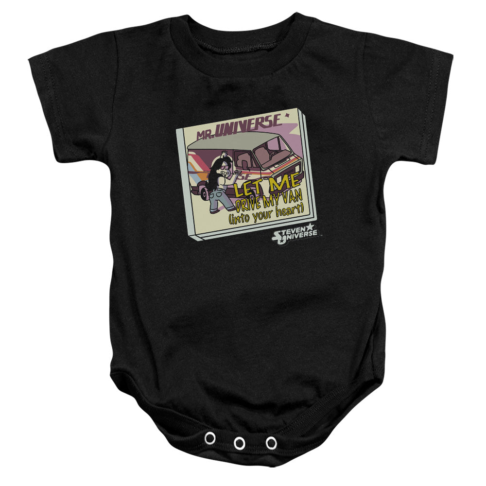 STEVEN UNIVERSE/MR. UNIVERSE - INFANT SNAPSUIT - BLACK