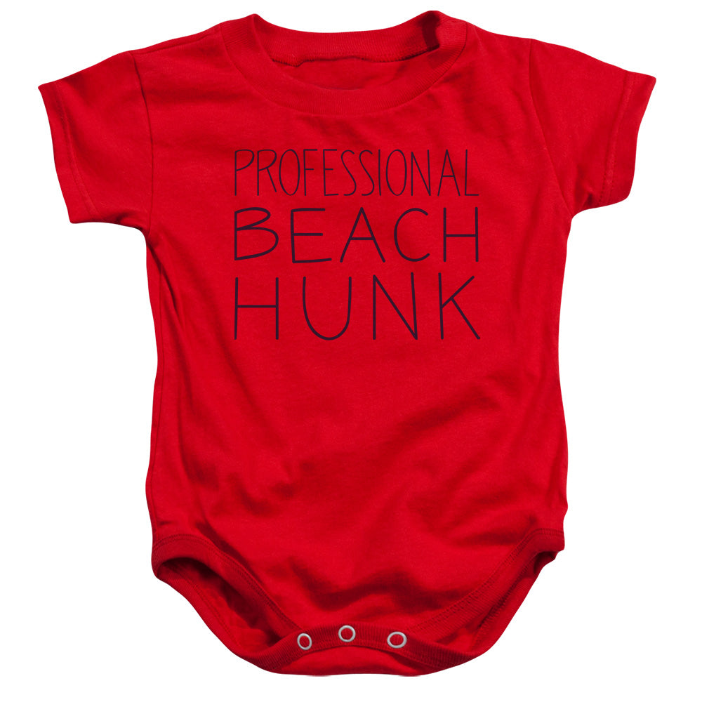 STEVEN UNIVERSE/BEACH HUNK - INFANT SNAPSUIT - RED