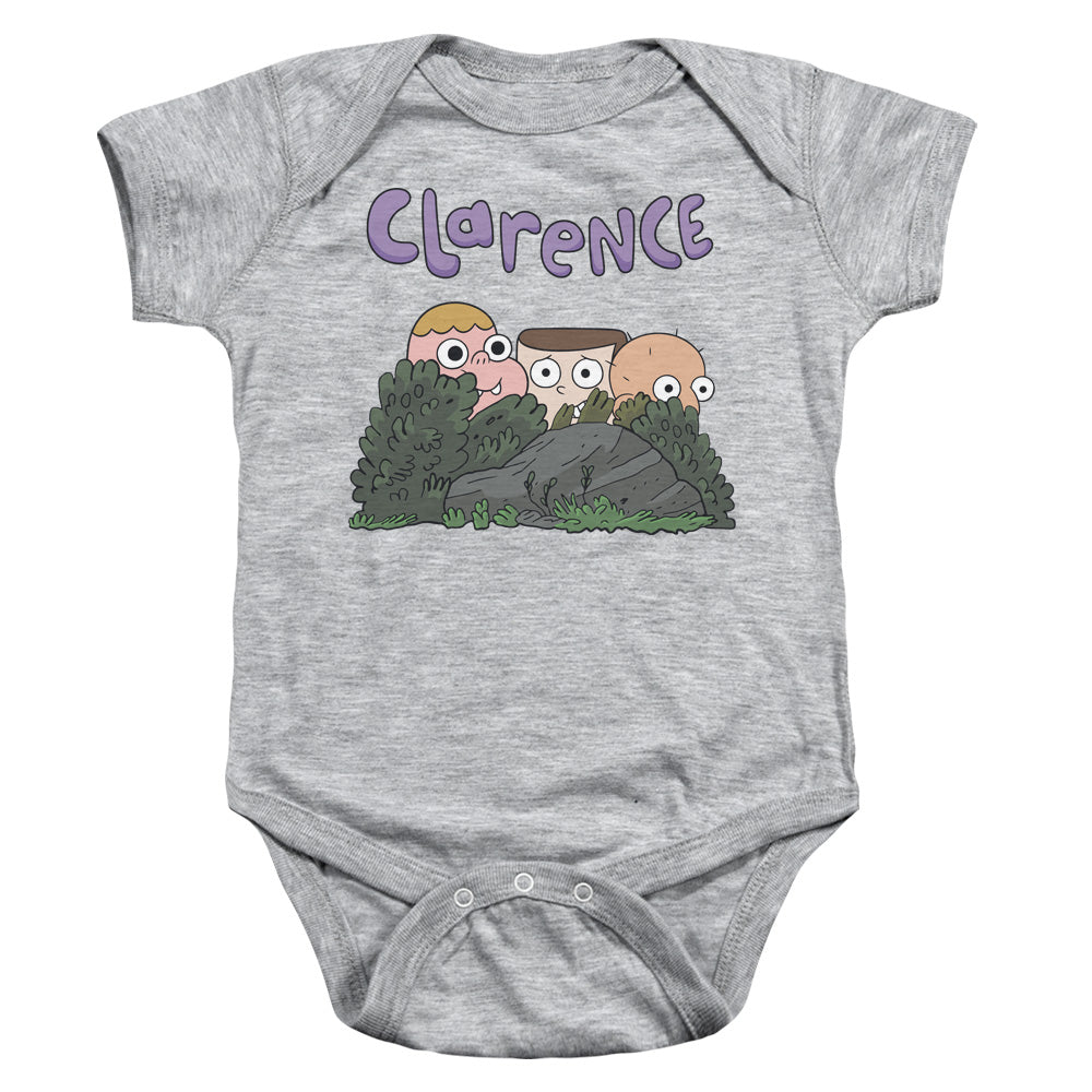 CLARENCE/GANG - INFANT SNAPSUIT - ATHLETIC HEATHER