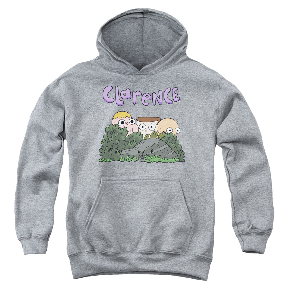 CLARENCE/GANG - YOUTH PULLOVER HOODIE - ATHLETIC HEATHER