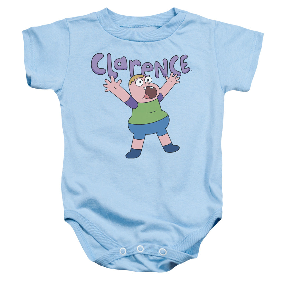 CLARENCE/WHOO - INFANT SNAPSUIT - LIGHT BLUE