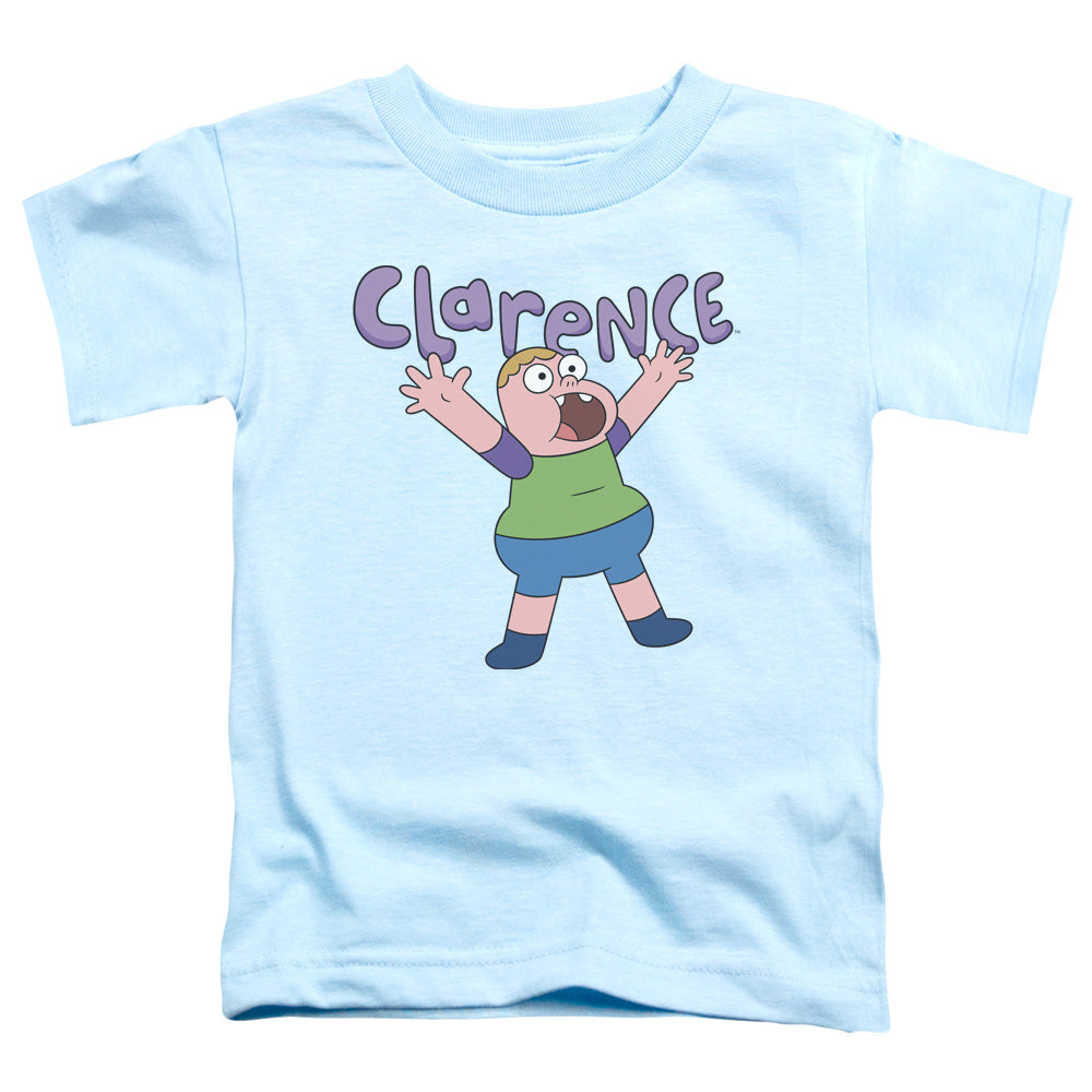 CLARENCE/WHOO - S/S TODDLER TEE - LIGHT BLUE
