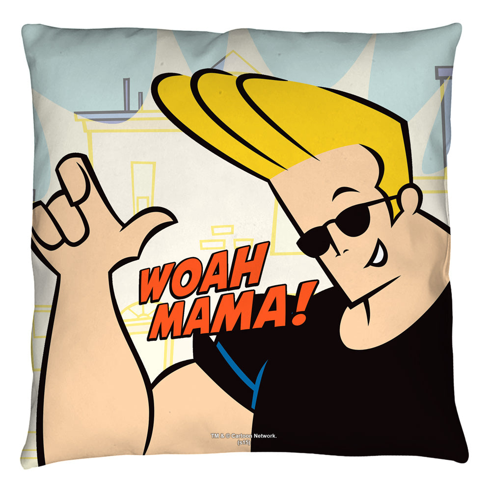 JOHNNY BRAVO/WOAH MAMA - THROW PILLOW