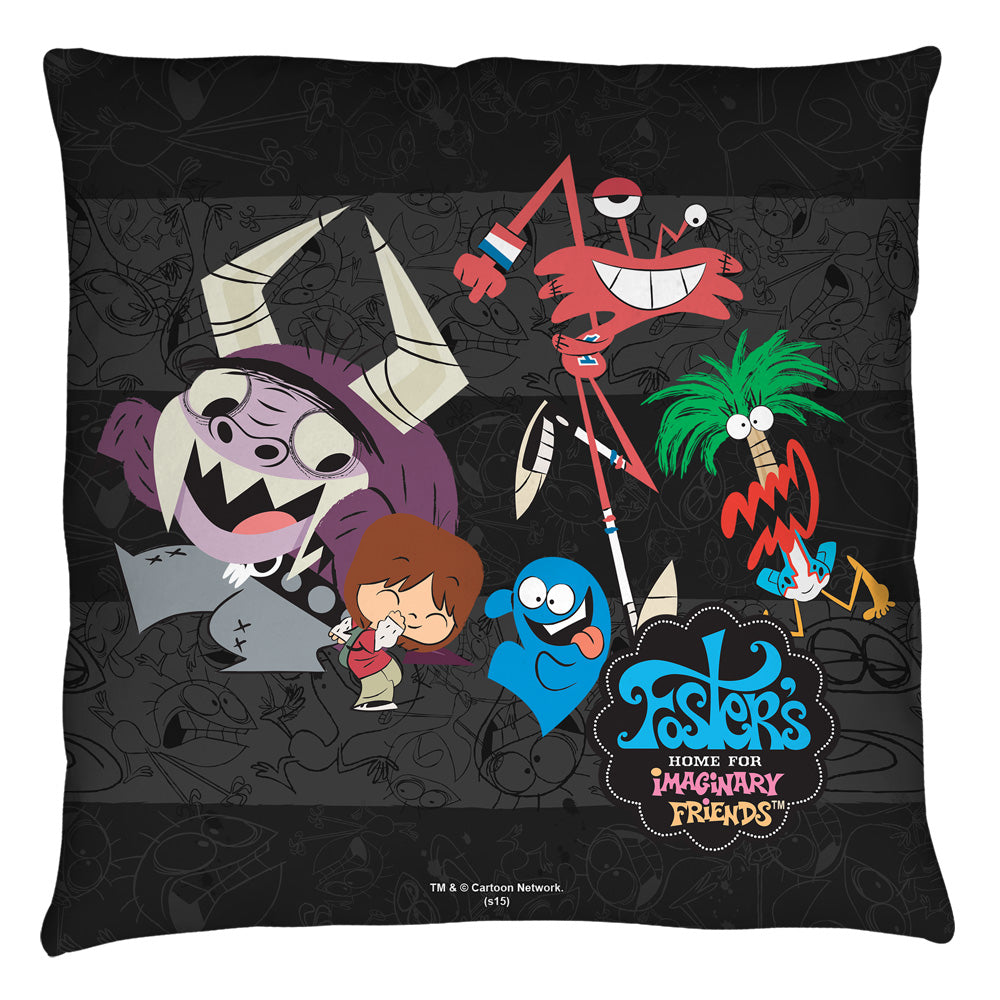 FOSTERS HOME FOR IMAGINARY FRIENDS/FRIENDS - THROW PILLOW