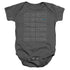 ADVENTURE TIME/FINN FACES - INFANT SNAPSUIT - CHARCOAL