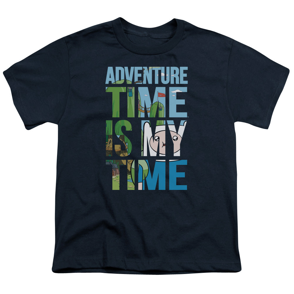 ADVENTURE TIME/MY TIME - S/S YOUTH 18/1 - NAVY