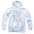 ADVENTURE TIME/SWORDS - YOUTH PULLOVER HOODIE - WHITE