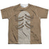REGULAR SHOW/HAMBONING (FRONT/BACK PRINT) - S/S YOUTH POLY CREW - MULTI