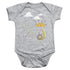 ADVENTURE TIME/LADY IN THE RAIN - INFANT SNAPSUIT - ATHLETIC HEATHER