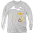 ADVENTURE TIME/LADY IN THE RAIN - YOUTH LONG SLEEVE TEE - ATHLETIC HEATHER