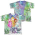 ADVENTURE TIME/THREE LADIES (FRONT/BACK PRINT) - S/S YOUTH POLY CREW - MULTI