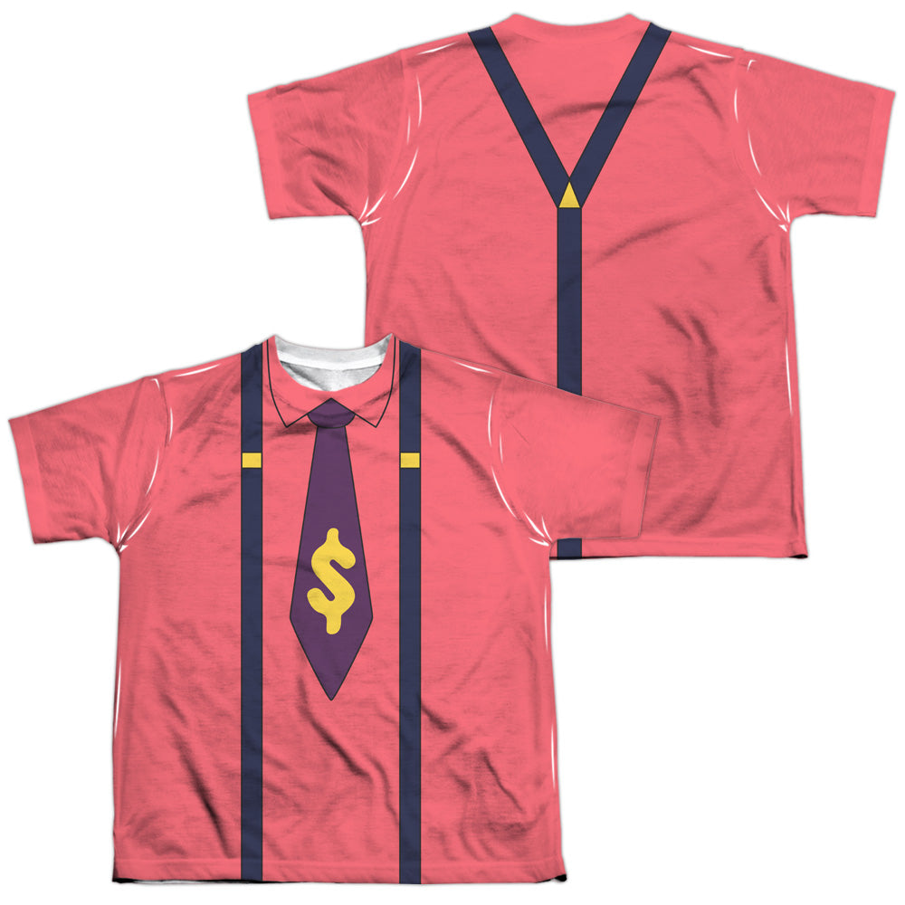 STEVEN UNIVERSE/TIGER MILLIONAIRE (FRONT/BACK PRINT) - S/S YOUTH POLY CREW - MULTI