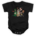 UNCLE GRANDPA/GROUP - INFANT SNAPSUIT - BLACK