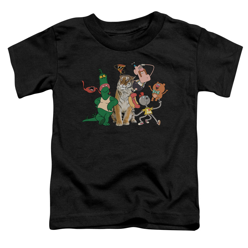UNCLE GRANDPA/GROUP - S/S TODDLER TEE - BLACK