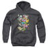 UNCLE GRANDPA/INSIDE THE RV - YOUTH PULLOVER HOODIE - CHARCOAL