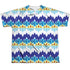 ADVENTURE TIME/ICE KING GEOMETRIC (FRONT/BACK PRINT) - S/S YOUTH POLY CREW - MULTI