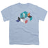 ADVENTURE TIME/BMO BLOCKS - S/S YOUTH 18/1 - LIGHT BLUE
