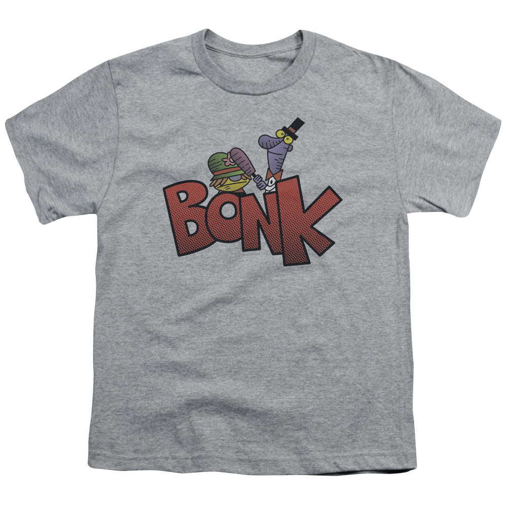 DEXTERS LABORATORY/BONK - S/S YOUTH 18/1 - ATHLETIC HEATHER