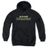 DEXTERS LABORATORY/DEXTERS LOGO - YOUTH PULLOVER HOODIE - BLACK