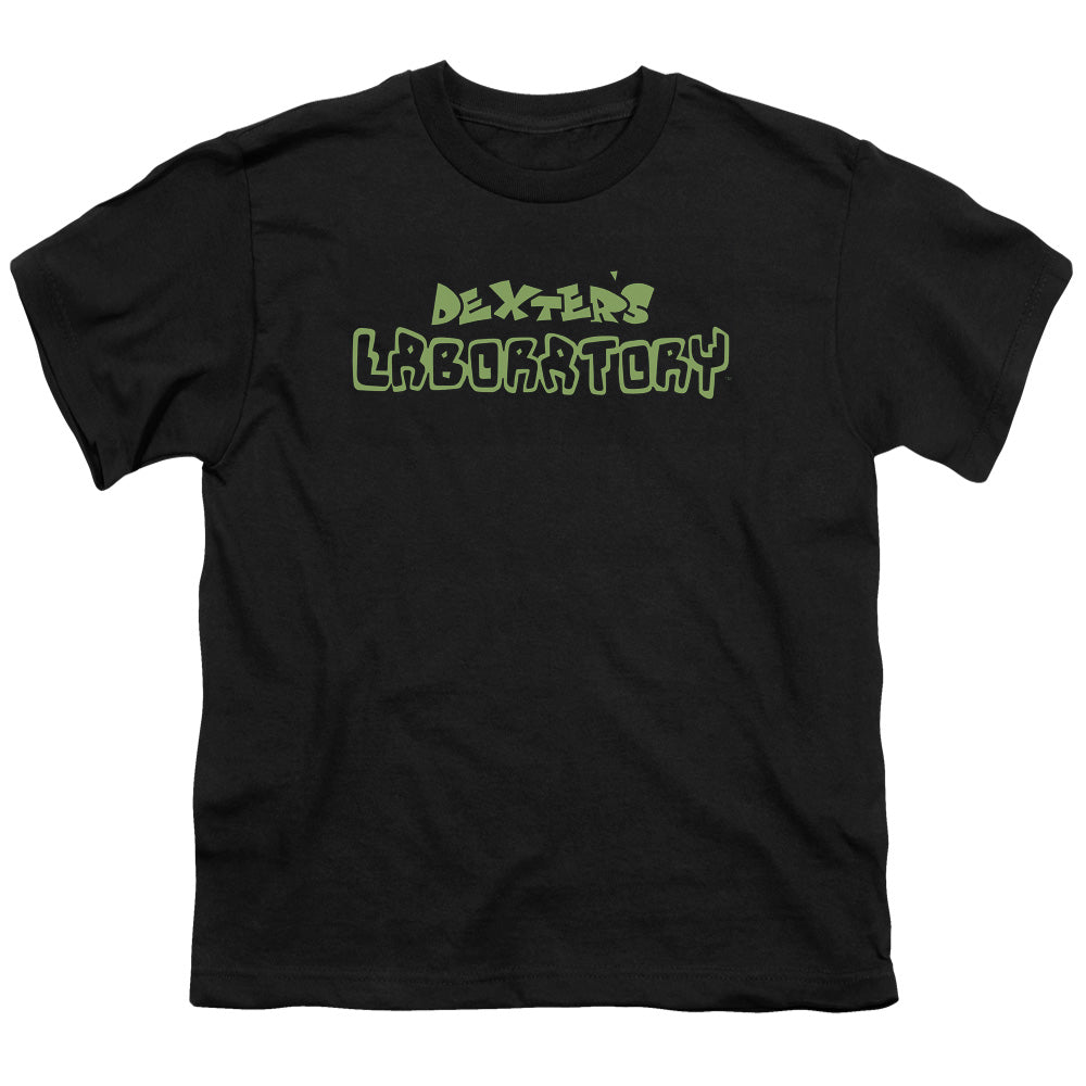 DEXTERS LABORATORY/DEXTERS LOGO - S/S YOUTH 18/1 - BLACK