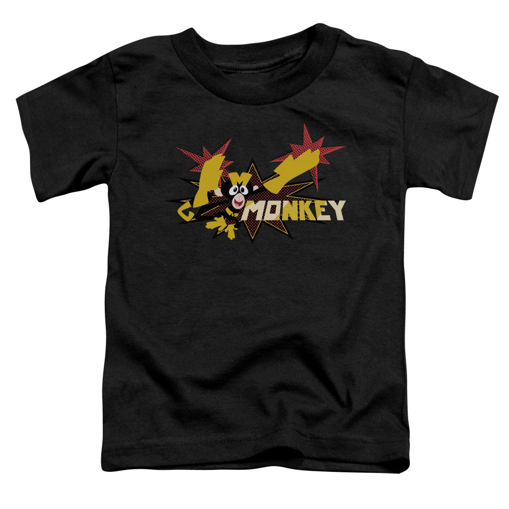 DEXTERS LABORATORY/MONKEY - S/S TODDLER TEE - BLACK