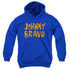 JOHNNY BRAVO/JB LOGO - YOUTH PULLOVER HOODIE - ROYAL BLUE