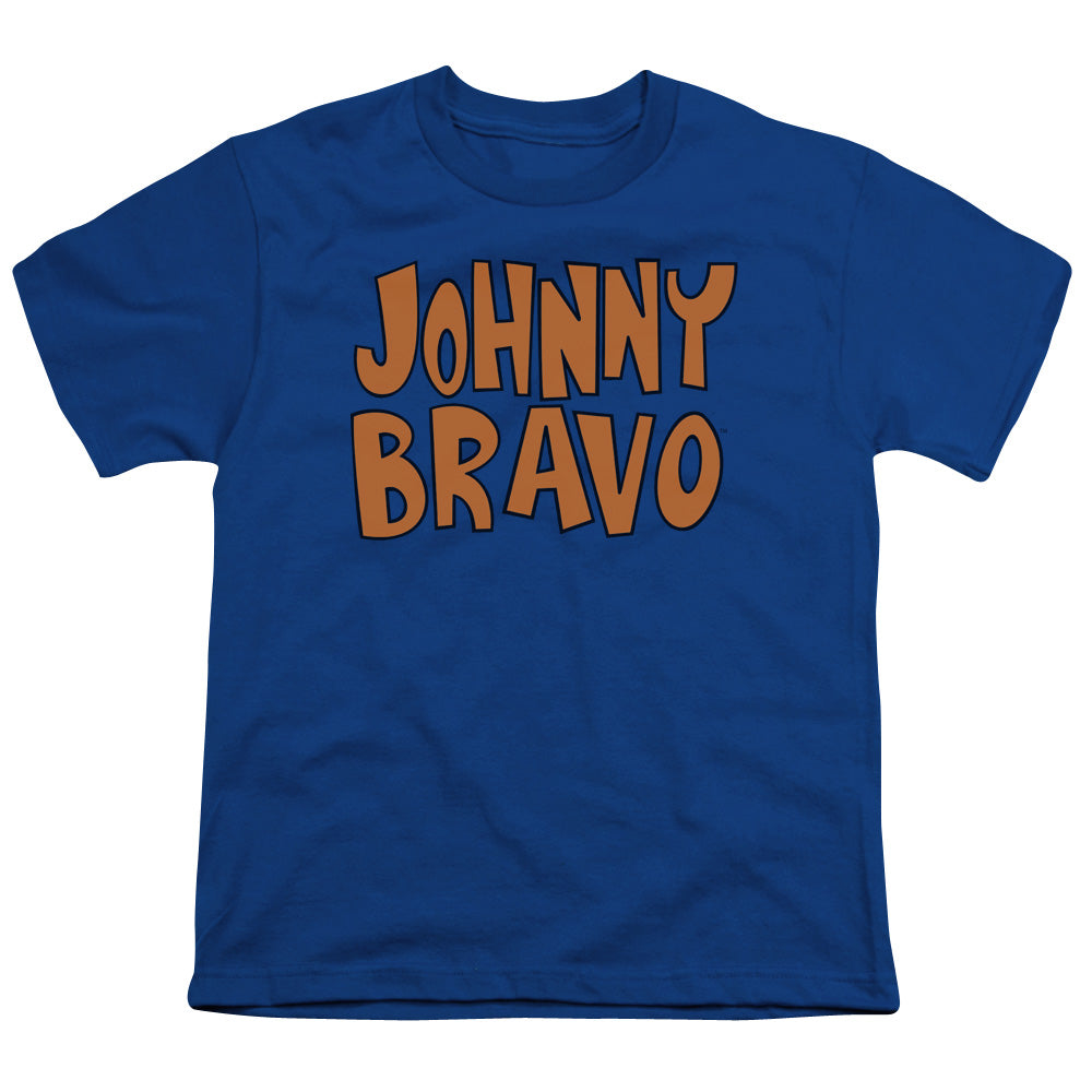 JOHNNY BRAVO/JB LOGO - S/S YOUTH 18/1 - ROYAL BLUE