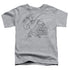 JOHNNY BRAVO/JB LINE ART - S/S TODDLER TEE - ATHLETIC HEATHER