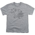 JOHNNY BRAVO/JB LINE ART - S/S YOUTH 18/1 - ATHLETIC HEATHER
