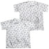 COURAGE THE COWARDLY DOG/SCREAM PATTERN (FRONT/BACK PRINT) - S/S YOUTH POLY CREW - MULTI