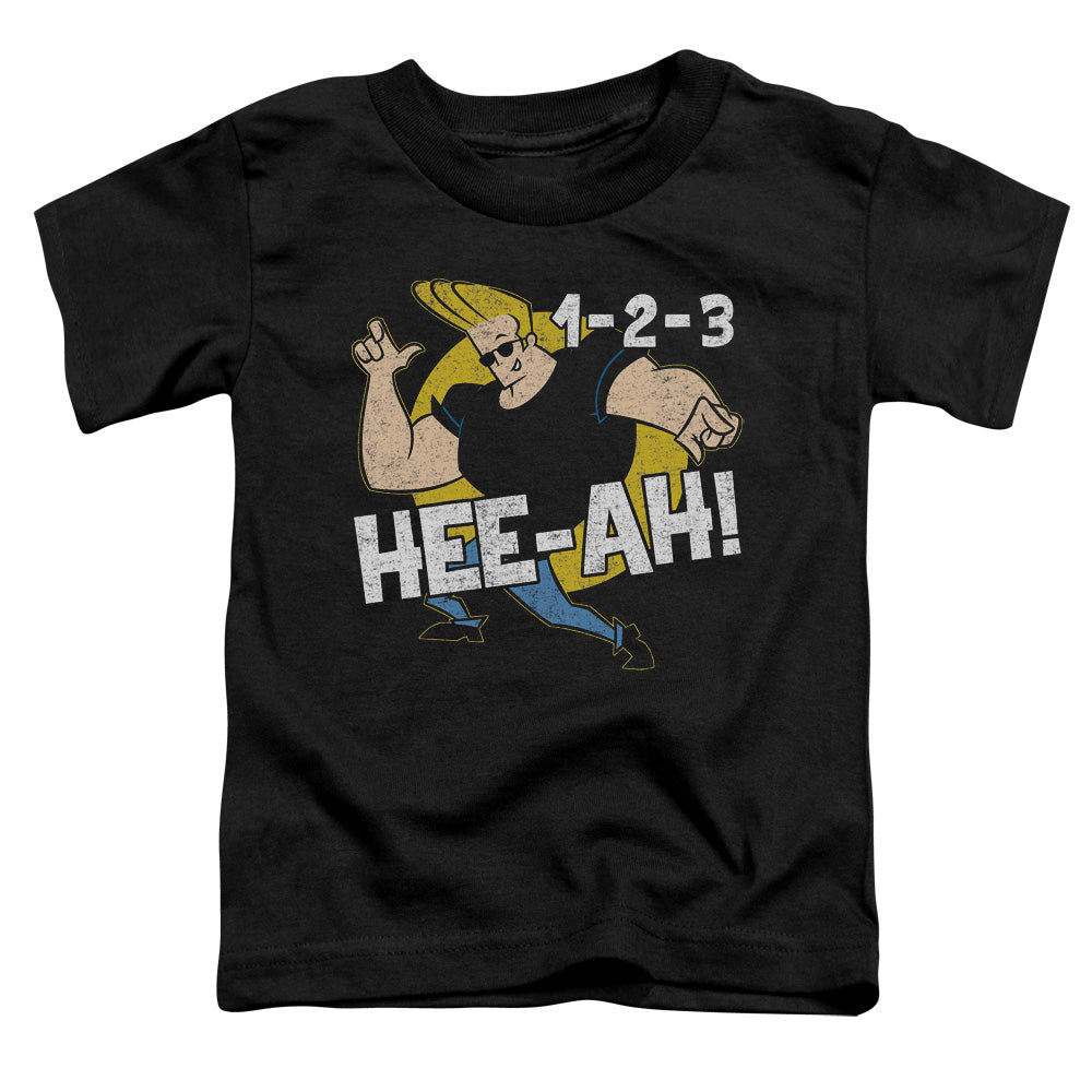 JOHNNY BRAVO/123 - S/S TODDLER TEE - BLACK