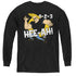 JOHNNY BRAVO/123 - YOUTH LONG SLEEVE TEE - BLACK