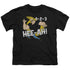 JOHNNY BRAVO/123 - S/S YOUTH 18/1 - BLACK