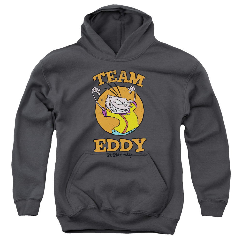 ED EDD N EDDY/TEAM EDDY - YOUTH PULLOVER HOODIE - CHARCOAL