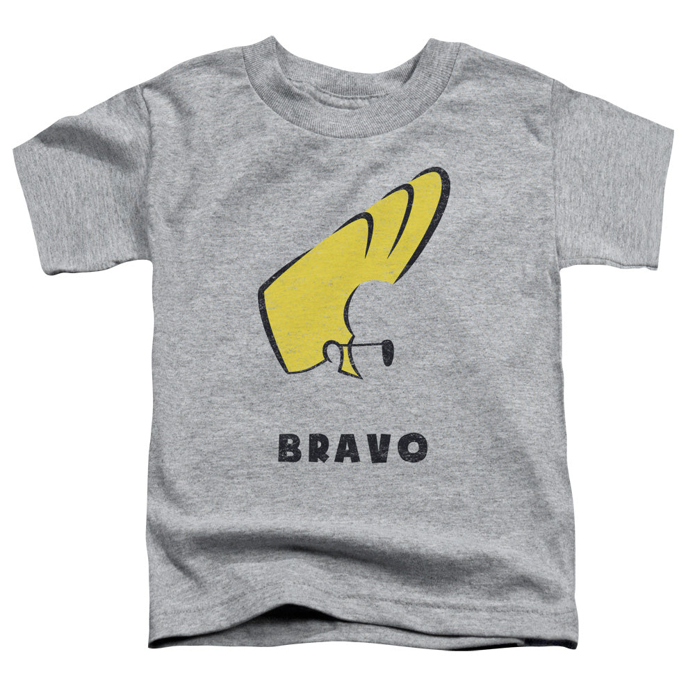 JOHNNY BRAVO/JOHNNY HAIR - S/S TODDLER TEE - ATHLETIC HEATHER