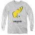 JOHNNY BRAVO/JOHNNY HAIR - YOUTH LONG SLEEVE TEE - ATHLETIC HEATHER