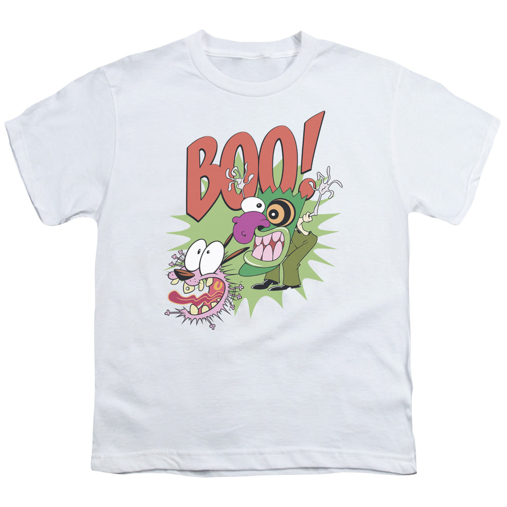 COURAGE THE COWARDLY DOG/STUPID DOG - S/S YOUTH 18/1 - WHITE