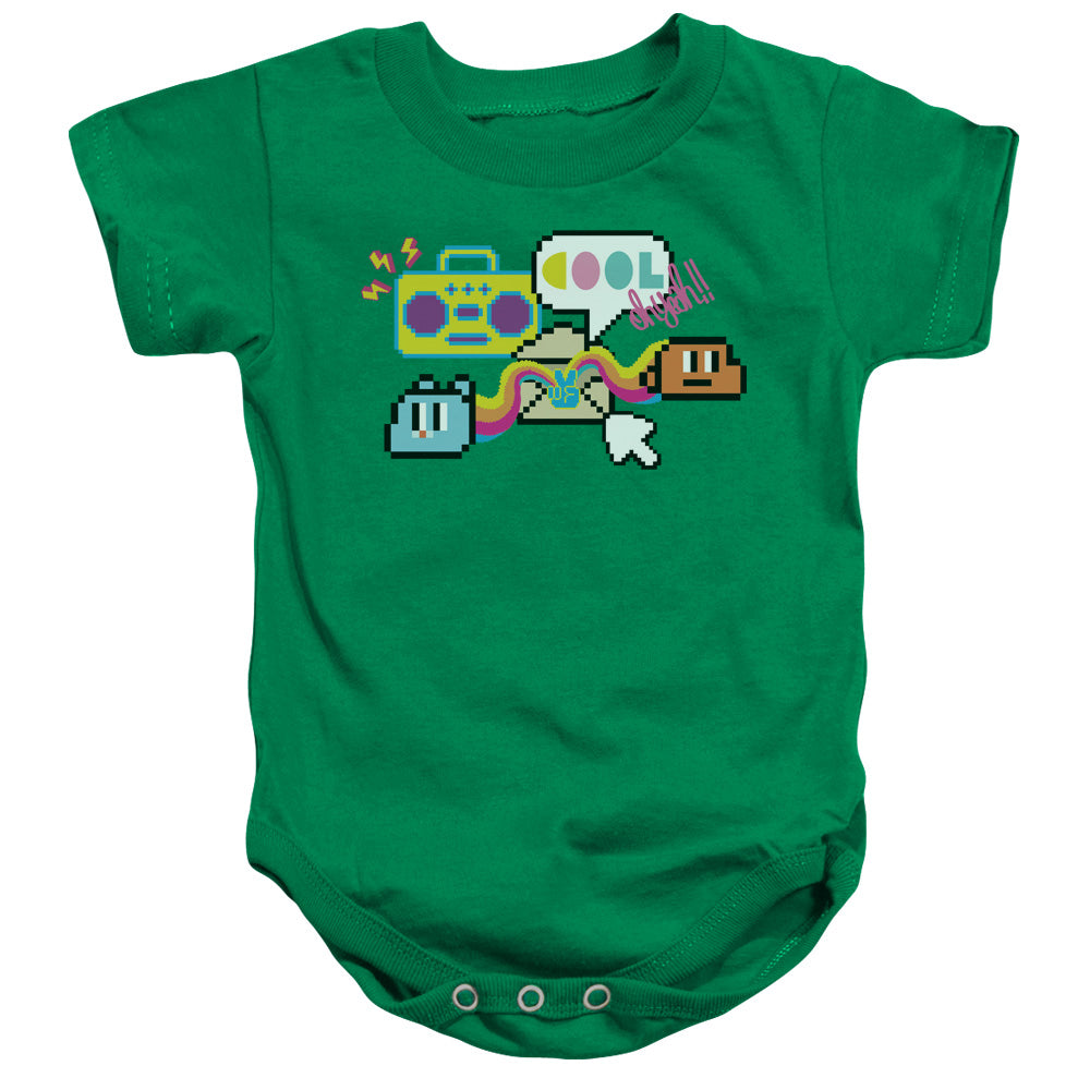 AMAZING WORLD OF GUMBALL/COOL OH YEAH - INFANT SNAPSUIT - KELLY GREEN