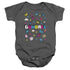 AMAZING WORLD OF GUMBALL/FUN DROPS - INFANT SNAPSUIT - CHARCOAL