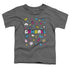 AMAZING WORLD OF GUMBALL/FUN DROPS - S/S TODDLER TEE - CHARCOAL
