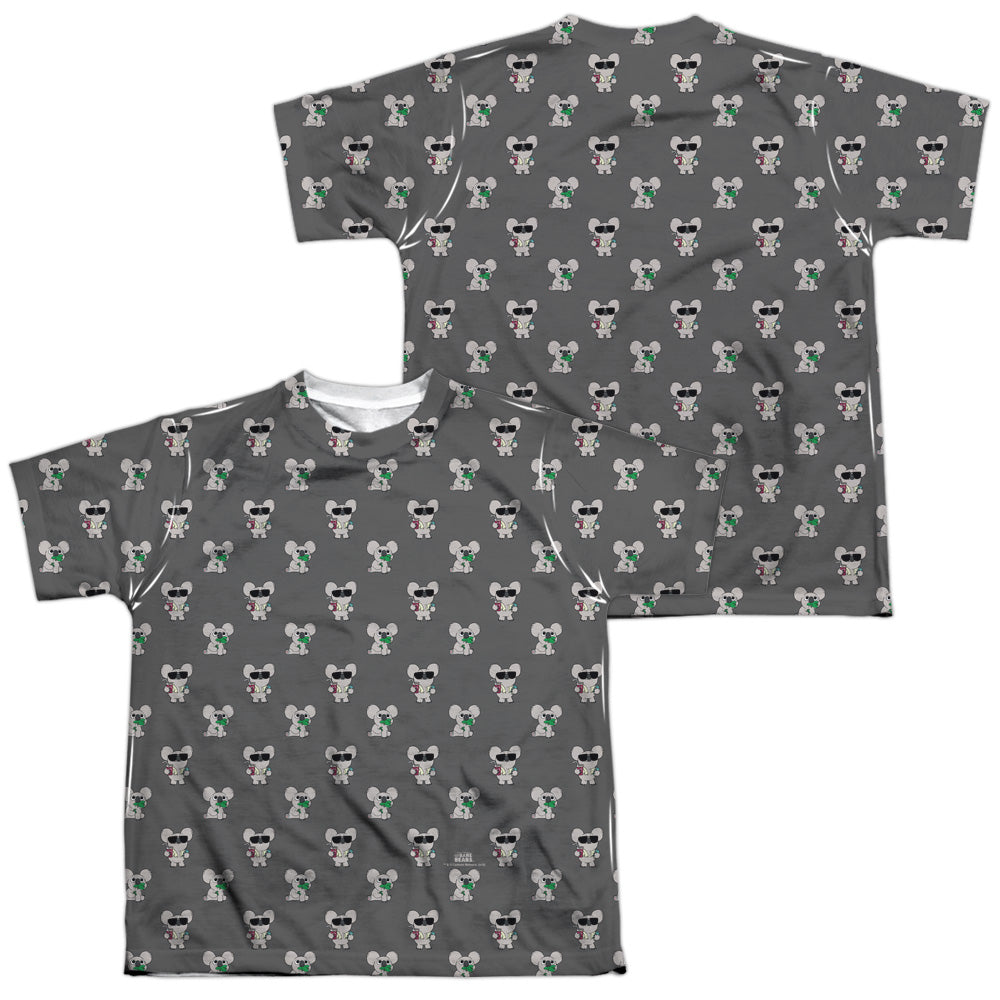 WE BARE BEARS/NOM NOM (FRONT/BACK PRINT) - S/S YOUTH POLY CREW - MULTI